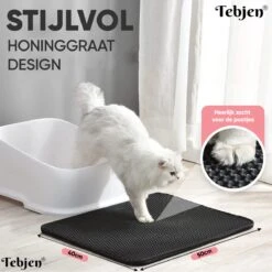 TEBJEN Kattenbakmat – Kattenbak Mat Grit Opvanger - Schoonloop Katten Mat – Dubbele Waterdichte Laag – Uitloopmat Kattenbak – Kattenbak Accessoires - Met Speelgoedmuisje En Schepje - 40x50cm 19 TEBJEN Kattenbakmat – Kattenbak Mat Grit Opvanger - Schoonloop Katten Mat – Dubbele Waterdichte Laag – Uitloopmat Kattenbak – Kattenbak Accessoires - Met Speelgoedmuisje En Schepje - 40x50cm -Katten Benodigdheden Winkel 1200x1200 1414