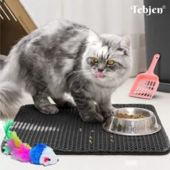 TEBJEN Kattenbakmat – Kattenbak Mat Grit Opvanger - Schoonloop Katten Mat – Dubbele Waterdichte Laag – Uitloopmat Kattenbak – Kattenbak Accessoires - Met Speelgoedmuisje En Schepje - 40x50cm 20 TEBJEN Kattenbakmat – Kattenbak Mat Grit Opvanger - Schoonloop Katten Mat – Dubbele Waterdichte Laag – Uitloopmat Kattenbak – Kattenbak Accessoires - Met Speelgoedmuisje En Schepje - 40x50cm -Katten Benodigdheden Winkel 1200x1200 1415