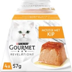 Gourmet Revelations Mousse - Kattenvoer Natvoer - Kip - 24 X 57 G