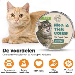 Nafurapets Vlooienband Voor Kat – Anti Vlooien – Teken Band – 100% Natuurlijk – 8 Maanden Bescherming – Grote & Kleine Kat -Katten Benodigdheden Winkel 1200x1200 293