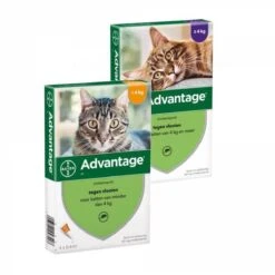 Bayer Advantage 40 Tegen Vlooien - <4kg - 4 X 0,4 Ml - Adult -Katten Benodigdheden Winkel 1200x1200 318