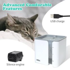 Nobleza USB Drinkfontein Voor Hond/Kat - 2L - Incl. 2 Filters - Wit 23 Nobleza USB Drinkfontein Voor Hond/Kat - 2L - Incl. 2 Filters - Wit -Katten Benodigdheden Winkel 1200x1200 406