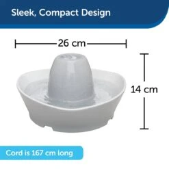 PetSafe® Streamside Ceramic Pet Fountain - Keramische Drinkfontein Voor Katten En Kleine Honden - Water Borrelt Zacht Over De Toren - Door Het Design Van Alle Kanten Bereikbaar - 1,8 Liter - PetSafe Streamside 18 PetSafe® Streamside Ceramic Pet Fountain - Keramische Drinkfontein Voor Katten En Kleine Honden - Water Borrelt Zacht Over De Toren - Door Het Design Van Alle Kanten Bereikbaar - 1,8 Liter - PetSafe Streamside -Katten Benodigdheden Winkel 1200x1200 424
