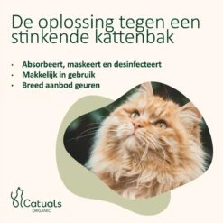 Catuals Kattenbakvulling Geurverdrijver - Neutraliseert Urinegeur Van Katten - Cotton Fresh - 500g -Katten Benodigdheden Winkel 1200x1200 528