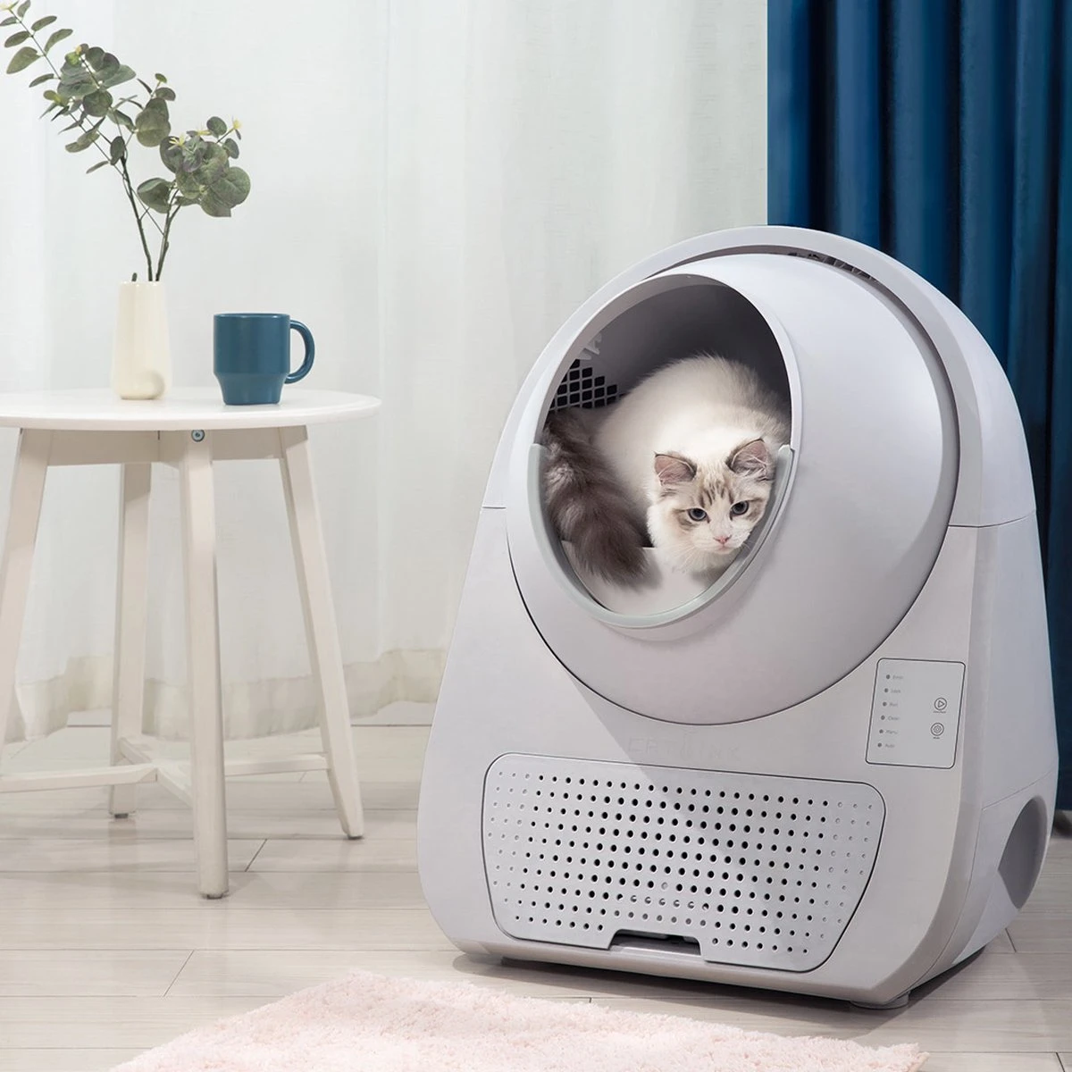 Catlink Smart Litter Box - Scooper Young - Zelfreinigende Kattenbak Zonder Wifi - Kleur Grijs 5 Catlink Smart Litter Box - Scooper Young - Zelfreinigende Kattenbak Zonder Wifi - Kleur Grijs - Afbeelding 3