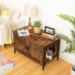 Be-Inspired® Kattenbak Huis – Kattenbakhuis – Kattenbak Ombouw – Kattenbakkast – Kattenmeubel – Kast Voor Kattenbak – Kattenbakhuisje – Kattenbak Cover Kattenbak Box – Houtlook 11 Be-Inspired® Kattenbak Huis – Kattenbakhuis – Kattenbak Ombouw – Kattenbakkast – Kattenmeubel – Kast Voor Kattenbak – Kattenbakhuisje – Kattenbak Cover Kattenbak Box – Houtlook -Katten Benodigdheden Winkel 1200x1200 606