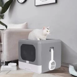 Merkloos Zelfreinigende Kattenbak - Automatische Kattenbak - Kattenbak Zelfreinigend - Electrische Kattenbak - Grijs 14 Merkloos Zelfreinigende Kattenbak - Automatische Kattenbak - Kattenbak Zelfreinigend - Electrische Kattenbak - Grijs -Katten Benodigdheden Winkel 1200x1200 645