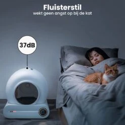 Dierboel Automatische Kattenbak - Zelfreinigende Kattenbak Met App - Ook Geschikt Voor Grote Katten 65L -Katten Benodigdheden Winkel 1200x1200 646