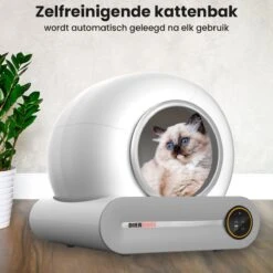Dierboel Automatische Kattenbak - Zelfreinigende Kattenbak Met App - Ook Geschikt Voor Grote Katten 65L -Katten Benodigdheden Winkel 1200x1200 647