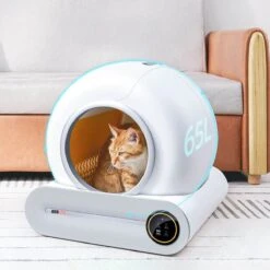 Dierboel Automatische Kattenbak - Zelfreinigende Kattenbak Met App - Ook Geschikt Voor Grote Katten 65L -Katten Benodigdheden Winkel 1200x1200 648