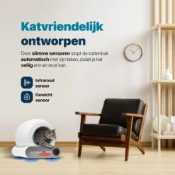 BOME Automatische Kattenbak - Zelfreinigende Kattenbak - Met App En Touchscreen - 65L -Katten Benodigdheden Winkel 1200x1200 677