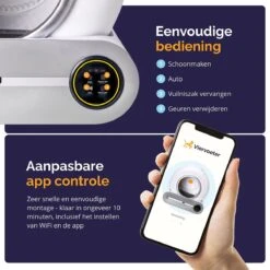 Viervoeter™ Kattenbak Zelfreinigend – Automatische Kattenbak – Zelfreinigende Kattenbak – Anti-geur – 53x58x55cm – Bedienen Via App – 65 Liter -Katten Benodigdheden Winkel 1200x1200 689