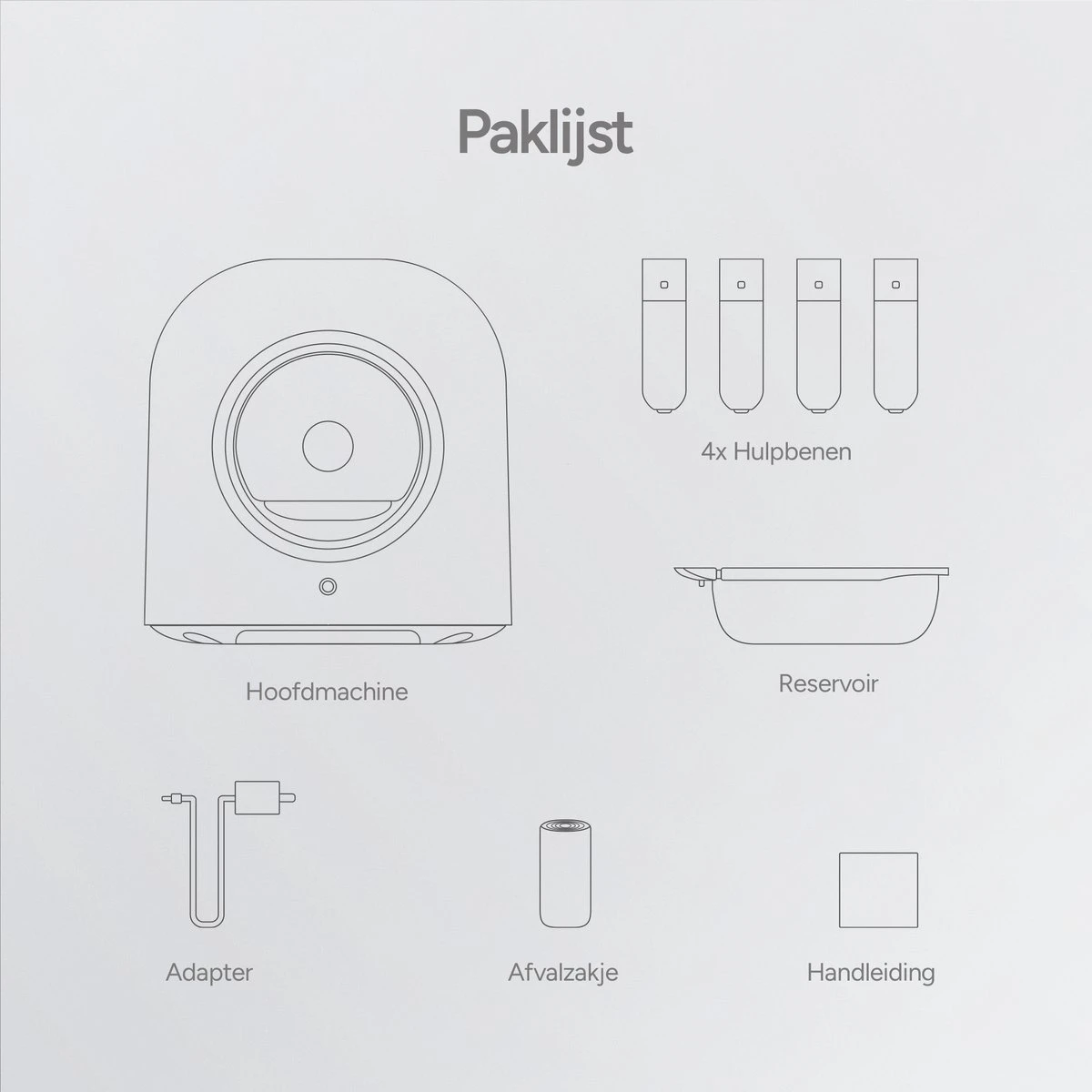 Petree Cube - Zelfreinigende Kattenbak - Automatisch - Bedienen Via De App - Katten - Anti-geur - 60 X 52 X 64 Cm 14 Petree Cube - Zelfreinigende Kattenbak - Automatisch - Bedienen Via De App - Katten - Anti-geur - 60 X 52 X 64 Cm - Afbeelding 12