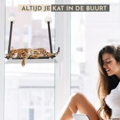 TACTIV PETS® Kattenhangmat | Hangmat Kat | Kattenhangmat Raam | Kattenmand -Katten Benodigdheden Winkel 1200x1200 732