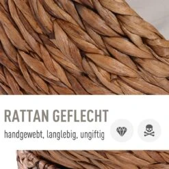 PawHut Kattenmand Rotan Kattennest Kattenbed Met Kussen Huisdierbed Bruin D30-104 17 PawHut Kattenmand Rotan Kattennest Kattenbed Met Kussen Huisdierbed Bruin D30-104 -Katten Benodigdheden Winkel 1200x1200 739