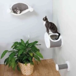 TRIXIE Kattenhangmat 54x28x33 Cm Crèmekleurig En Grijs 49920 -Katten Benodigdheden Winkel 1200x1200 809