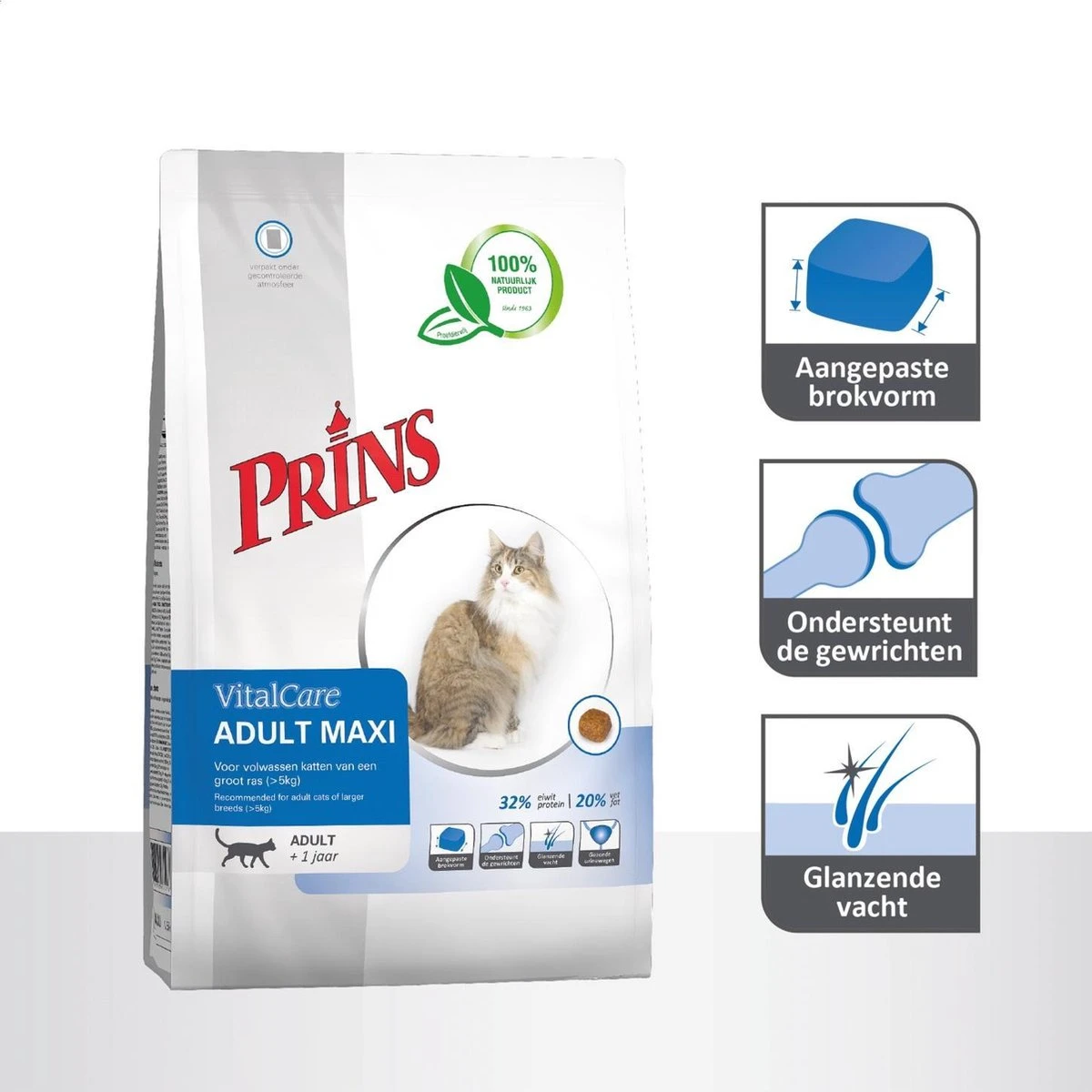Prins - VitalCare Adult Maxi - Kattenvoer - 5 Kg 13 Prins - VitalCare Adult Maxi - Kattenvoer - 5 Kg - Afbeelding 11