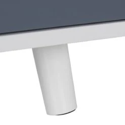 Relaxdays Kattenbak Ombouw Design - Kattenhuis Op Pootjes - Kattenmeubel Wit - Kattenkast -Katten Benodigdheden Winkel 1200x1200 844