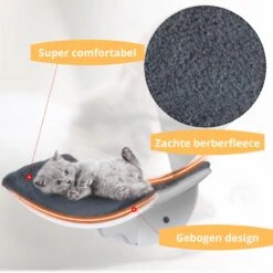 Merkloos Paws And Claws - Cat Shelf – Hangmat Kat – Kattenplank - Kattenbed - Wasbaar – Wandmontage – MDF - Wit 14 Merkloos Paws And Claws - Cat Shelf – Hangmat Kat – Kattenplank - Kattenbed - Wasbaar – Wandmontage – MDF - Wit -Katten Benodigdheden Winkel 1200x1200 909