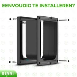 Rirri Kattenluik Met Tunnel - 4 Vergrendelingsstanden - Weersbestendig - Binnen En Buiten - Maat L - Zwart - 25,5 X 23.5 Cm 12 Rirri Kattenluik Met Tunnel - 4 Vergrendelingsstanden - Weersbestendig - Binnen En Buiten - Maat L - Zwart - 25,5 X 23.5 Cm -Katten Benodigdheden Winkel 1200x1200 995