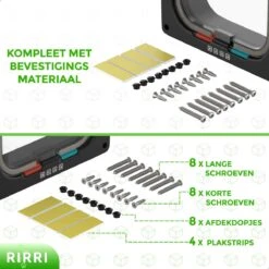 Rirri Kattenluik Met Tunnel - 4 Vergrendelingsstanden - Weersbestendig - Binnen En Buiten - Maat L - Zwart - 25,5 X 23.5 Cm 14 Rirri Kattenluik Met Tunnel - 4 Vergrendelingsstanden - Weersbestendig - Binnen En Buiten - Maat L - Zwart - 25,5 X 23.5 Cm -Katten Benodigdheden Winkel 1200x1200 997