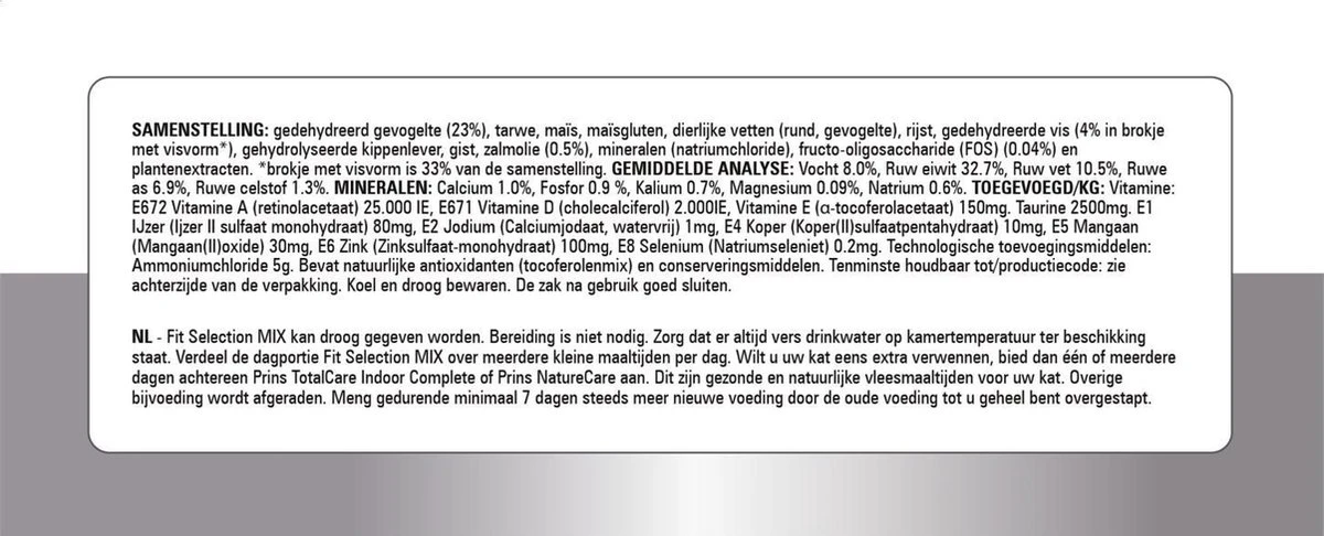 Prins Fit Selection Mix 10 Kg 9 Prins Fit Selection Mix 10 Kg - Afbeelding 7