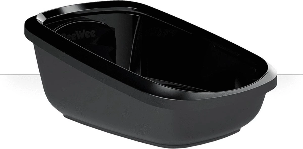 PeeWee EcoGranda XXL Kattenbak Startpakket Zwart/Antraciet - 66,5 X 48,5 X 28 Cm 6 PeeWee EcoGranda XXL Kattenbak Startpakket Zwart/Antraciet - 66,5 X 48,5 X 28 Cm - Afbeelding 4