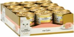 Gourmet Gold Mousse - Kattenvoer Natvoer - Zalm - 24 X 85 Gr 8 Gourmet Gold Mousse - Kattenvoer Natvoer - Zalm - 24 X 85 Gr -Katten Benodigdheden Winkel 1200x600