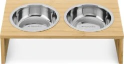 Navaris Verhoogd Dubbel Dieren Voedingsstation - 2 Kommen Voor Katten En Kleine Honden - Roestvrij Staal - Verhoogde Bamboe Standaard 10 Navaris Verhoogd Dubbel Dieren Voedingsstation - 2 Kommen Voor Katten En Kleine Honden - Roestvrij Staal - Verhoogde Bamboe Standaard -Katten Benodigdheden Winkel 1200x619 2