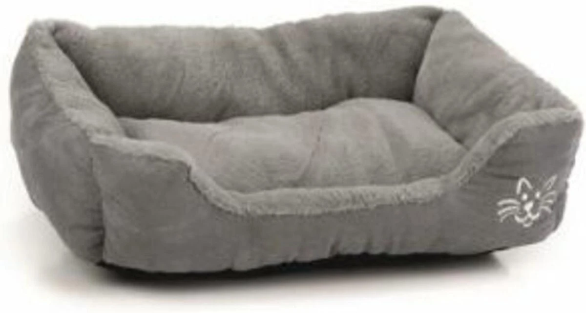 Beeztees Baboo - Kattenmand - Grijs - 48x37x18 Cm 3 Beeztees Baboo - Kattenmand - Grijs - 48x37x18 Cm