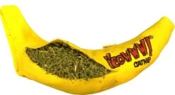 Yeowww! Chicata Banana - Speeltje Voor Katten Met Kattenkruid - De Meest Krachtige Catnip Ter Wereld – Onweerstaanbaar – Katoen – 17.7 Cm - Geel -Katten Benodigdheden Winkel 1200x652 3