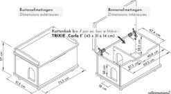 WONDERMAKE® Grote Kattenkast Houten Voor Kattenbak-box Kattentoilet, XL-kattenbak Dressoir Kastje, Designer Kattenhuis Met Kattenhol Kattenmand, Kasten Kast Voor Badkamer, 73,5 X 51,5 X 57 Cm, Wit 16 WONDERMAKE® Grote Kattenkast Houten Voor Kattenbak-box Kattentoilet, XL-kattenbak Dressoir Kastje, Designer Kattenhuis Met Kattenhol Kattenmand, Kasten Kast Voor Badkamer, 73,5 X 51,5 X 57 Cm, Wit -Katten Benodigdheden Winkel 1200x663