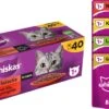 Whiskas 1+ Natvoer - Classic - Selectie In Saus - Maaltijdzakjes 40 X 85 G