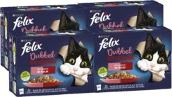 Felix Dubbel Zo Lekker Mix Selectie In Gelei - Katten Natvoer - 48 X 85g