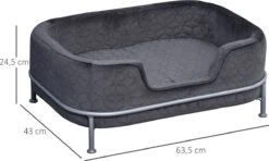 PawHut Hondenbank Met Rugleuning Huisdierenbank Met Metalen Poten Hondenbed Kattenbank D04-157 15 PawHut Hondenbank Met Rugleuning Huisdierenbank Met Metalen Poten Hondenbed Kattenbank D04-157 -Katten Benodigdheden Winkel 1200x720 5