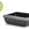 Beeztees Juliet Eco – Kattenbak – Groen/Zwart – 48x38x14 Cm