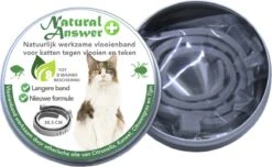 Teken- En Vlooienband Voor Katten PLUS - Natuurlijk Middel Tegen Vlooien En Teken - 100% Natuurlijk - 38,5 CM - Tot 8 Maand Werkzaam - Biologisch -Katten Benodigdheden Winkel 1200x739
