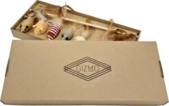 GIZMO Luxe Kattenspeeltjes Set - 7 Speeltjes - Interactieve Kattenhengel, Kattenspeelgoed & Speelmuisjes - Kitten Speeltjes -Katten Benodigdheden Winkel 1200x753