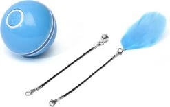 Otiume Elektrische Speelbal - Slimme Interactieve Zelfrollende Bal - Speelgoed Voor Katten - Kattenspeelgoed - Blauw -Katten Benodigdheden Winkel 1200x758 2