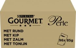 Purina One Gourmet Perle - Kattenvoer - Land En Zee - 96 X 85 Gram -Katten Benodigdheden Winkel 1200x762