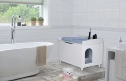 WONDERMAKE® Grote Kattenkast Houten Voor Kattenbak-box Kattentoilet, XL-kattenbak Dressoir Kastje, Designer Kattenhuis Met Kattenhol Kattenmand, Kasten Kast Voor Badkamer, 73,5 X 51,5 X 57 Cm, Wit 15 WONDERMAKE® Grote Kattenkast Houten Voor Kattenbak-box Kattentoilet, XL-kattenbak Dressoir Kastje, Designer Kattenhuis Met Kattenhol Kattenmand, Kasten Kast Voor Badkamer, 73,5 X 51,5 X 57 Cm, Wit -Katten Benodigdheden Winkel 1200x770 9