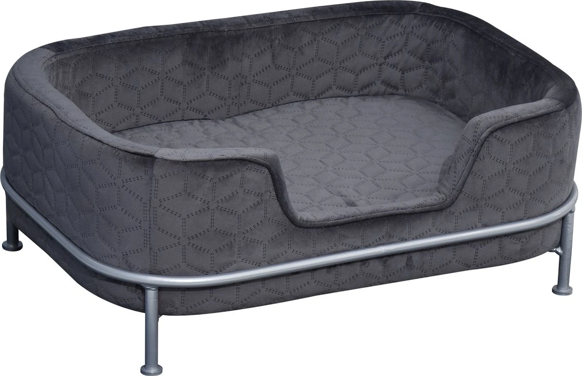 PawHut Hondenbank Met Rugleuning Huisdierenbank Met Metalen Poten Hondenbed Kattenbank D04-157 3 PawHut Hondenbank Met Rugleuning Huisdierenbank Met Metalen Poten Hondenbed Kattenbank D04-157