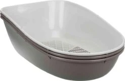 Trixie Berto Kattenbak Overdekt Met Zeef Scheidingssysteem Taupe - 59X39X42 CM -Katten Benodigdheden Winkel 1200x782 4
