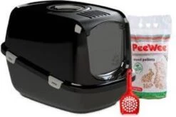 PeeWee Kattenbak XXL EcoDome Startpakket - Zwart - 66,5 X 48,5 X 46,5 Cm 18 PeeWee Kattenbak XXL EcoDome Startpakket - Zwart - 66,5 X 48,5 X 46,5 Cm -Katten Benodigdheden Winkel 1200x797 2