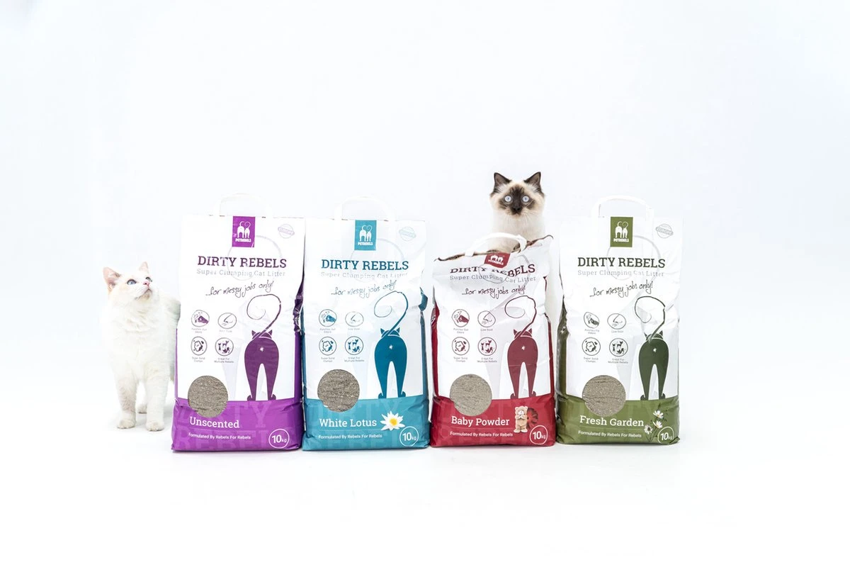 Dirty Rebels Kattenbakvulling - 10 L - Geurloos / Zonder Geur - Sterk Klontvormend - Stofvrij - 100% Natuurlijk - Premium Kwaliteit Van Petrebels 7 Dirty Rebels Kattenbakvulling - 10 L - Geurloos / Zonder Geur - Sterk Klontvormend - Stofvrij - 100% Natuurlijk - Premium Kwaliteit Van Petrebels - Afbeelding 5