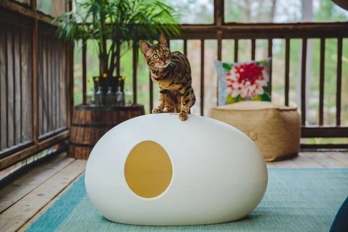 SinDesign Poopoopeedo Kattenbak - Zwart 5 SinDesign Poopoopeedo Kattenbak - Zwart - Afbeelding 3