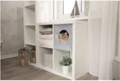 Trixie Kattenmand Iglo Anton Grijs - 33X33X37 CM -Katten Benodigdheden Winkel 1200x810 2
