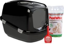 PeeWee Kattenbak XXL EcoDome Startpakket - Zwart - 66,5 X 48,5 X 46,5 Cm 19 PeeWee Kattenbak XXL EcoDome Startpakket - Zwart - 66,5 X 48,5 X 46,5 Cm -Katten Benodigdheden Winkel 1200x820 2