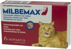 Milbemax Kat Groot - 1 ST à 2 X 2 TABL -Katten Benodigdheden Winkel 1200x828