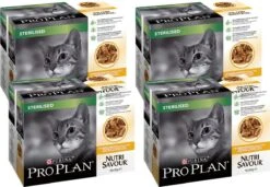 Pro Plan Cat NutriSavour Sterilised Multipack - Kattenvoer - Kip 40x85 G